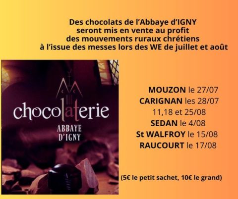 Chocolaterie de l’abbaye d’Igny